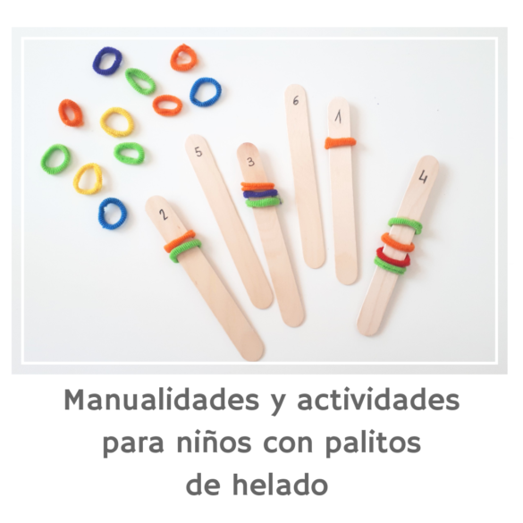 manualidades y actividades para niños con palos de helado