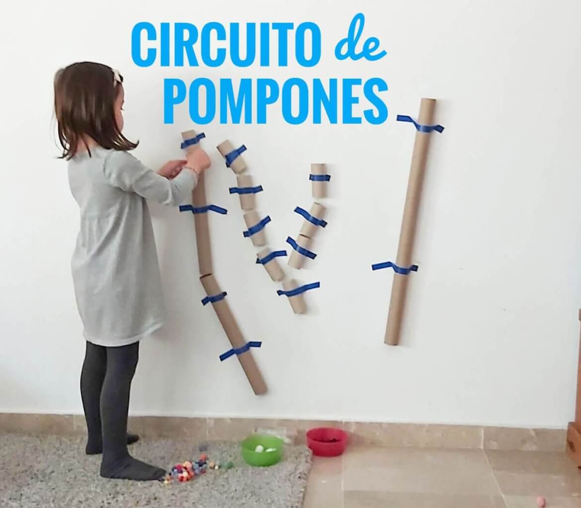 juego-motricidad-ninos como preparar un circuito para niños