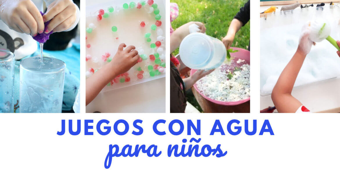 ideas de juegos con agua para niños