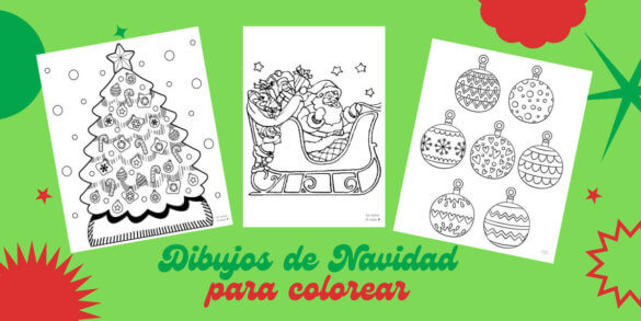 dibujos de navidad para niños