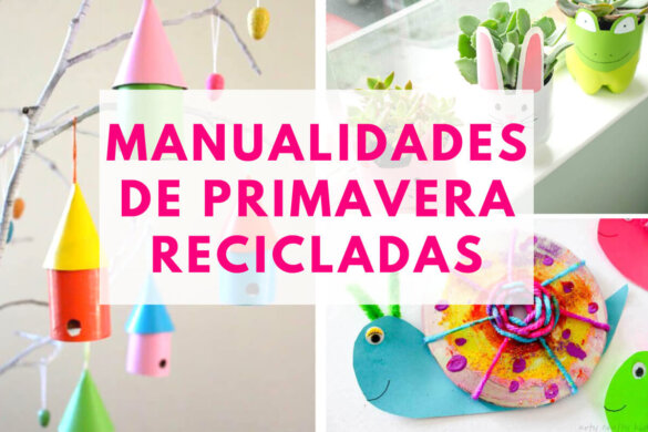 manualidades de primavera recicladas