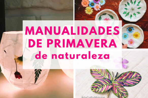 manualidades de primavera con naturaleza