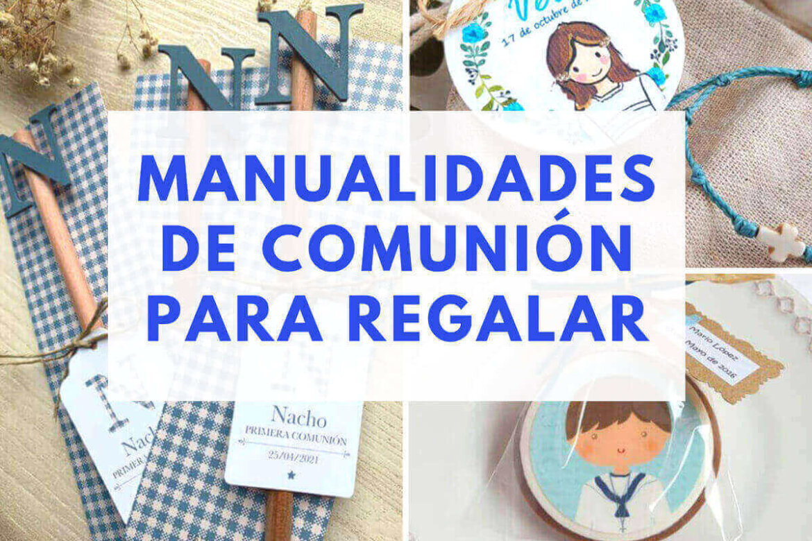 manualidades de comunión para regalar