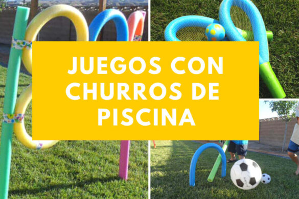 juegos con churros de piscina