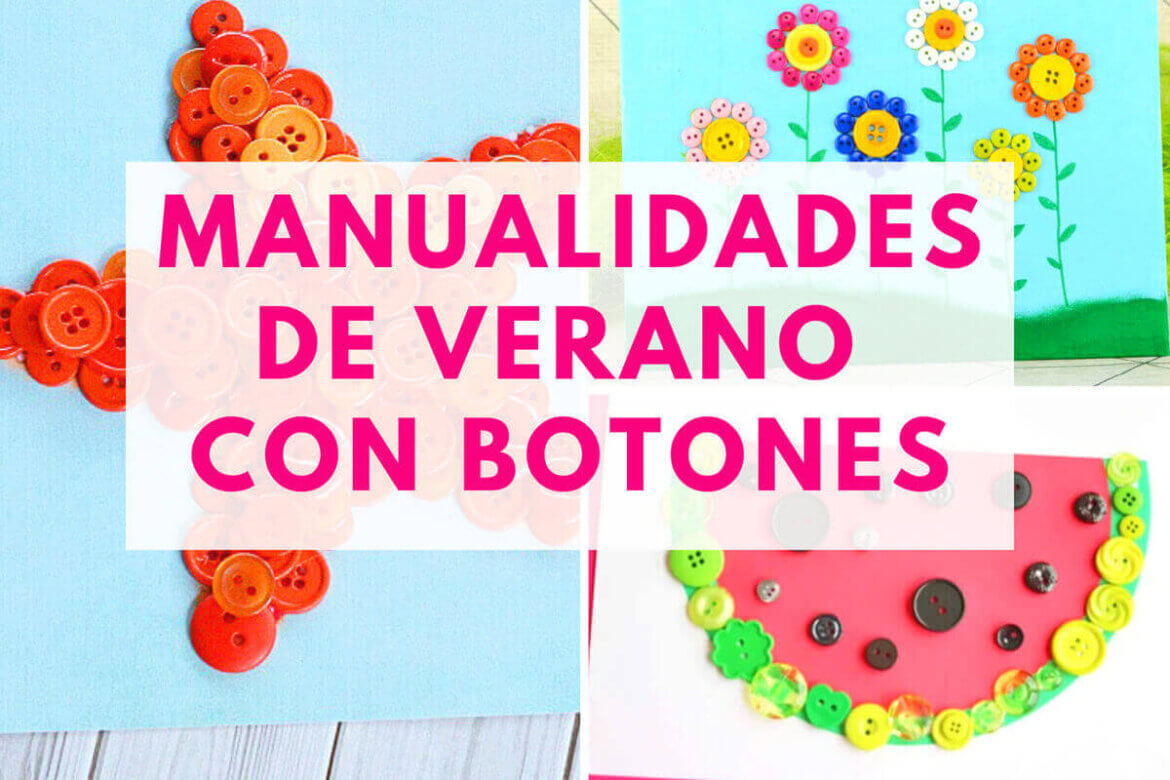 manualidades de verano con botones