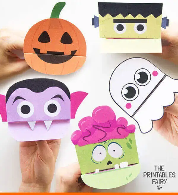 marionetas faciles halloween