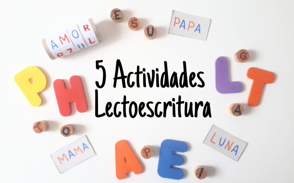 Actividades para aprender a leer y escribir Montessori