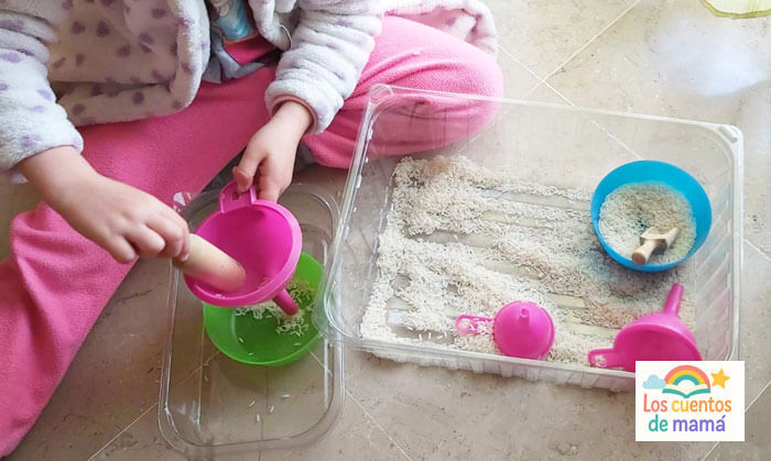 actividad sensorial niños pequeños