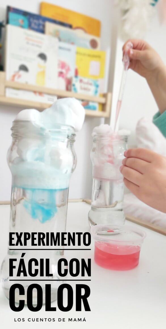 Experimento para niños con color - Los cuentos de Mamá