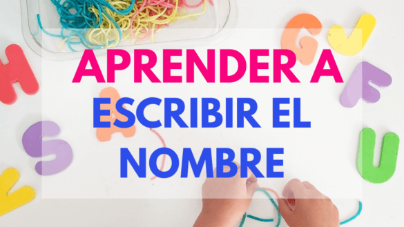 aprender a escribir el nombre