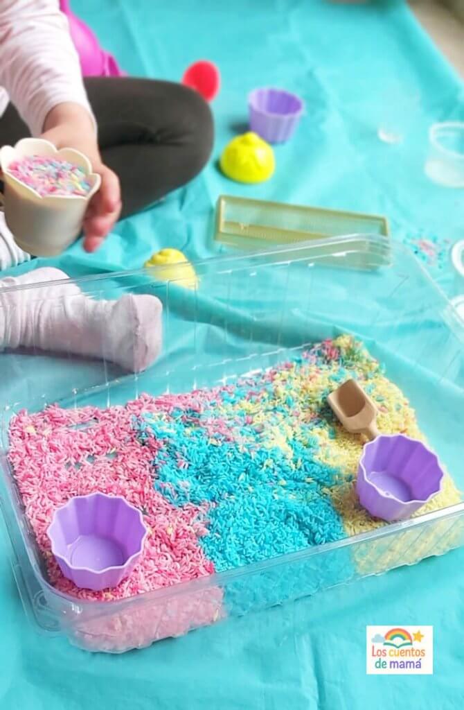 actividad sensorial niños pequeños