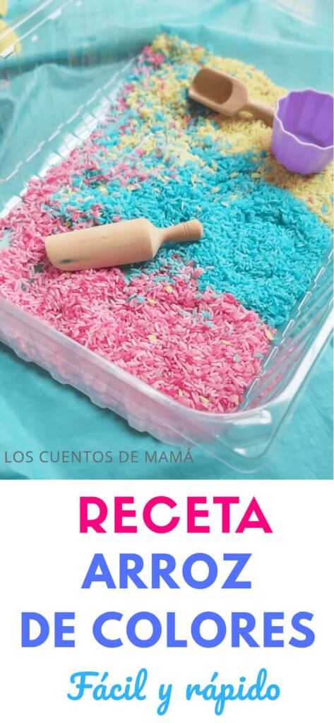 como se hace el arroz de colores