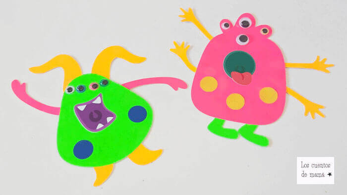 manualidades con pegatinas para niños