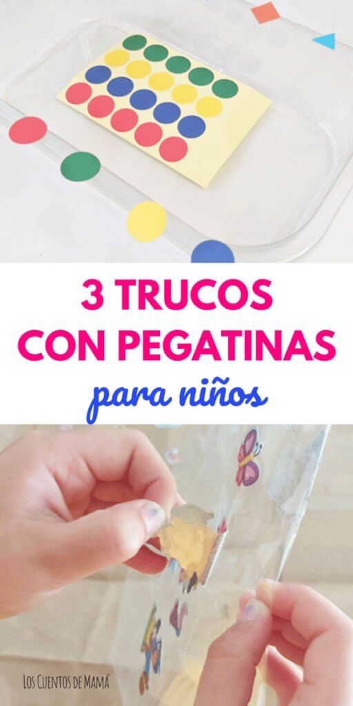motricidad fina para niños con pegatinas