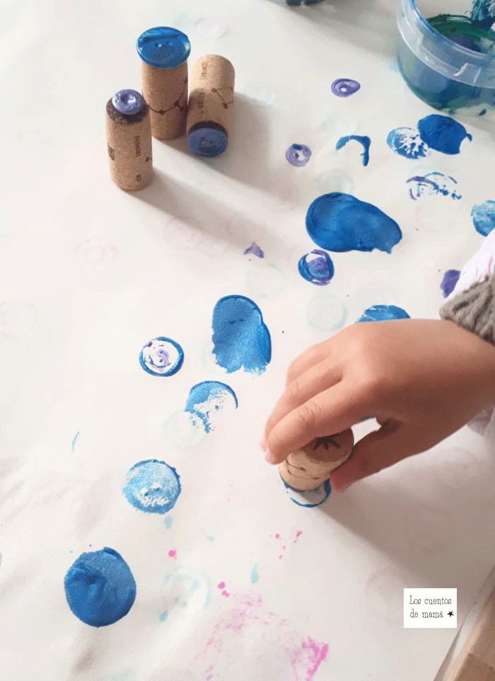 como hacer sellos para niños