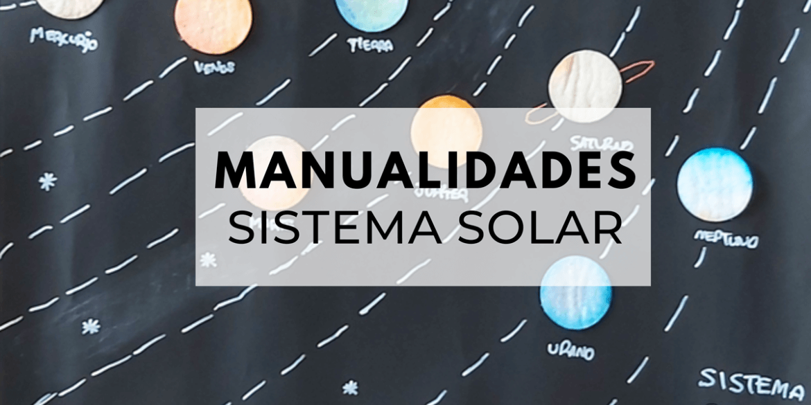seleccion manualidades y libros sobre sistema solar