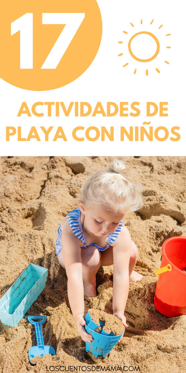 ideas de actividades y juegos de playa para niños