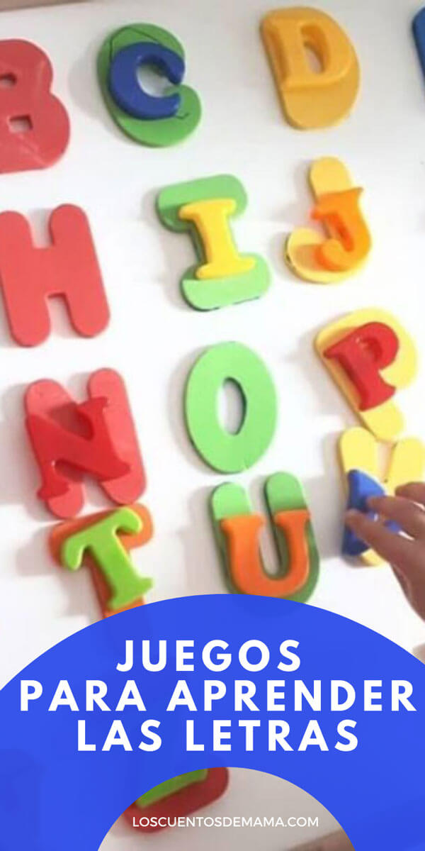 ideas de juegos para aprender las letras