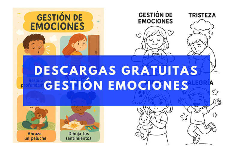 descargables emociones niños