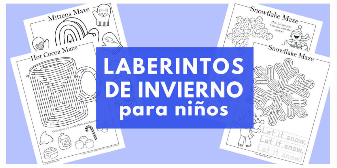 fichas de laberintos para niños