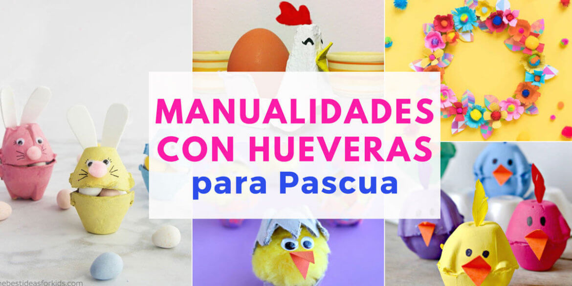 ideas de manualidades con hueveras para pascua