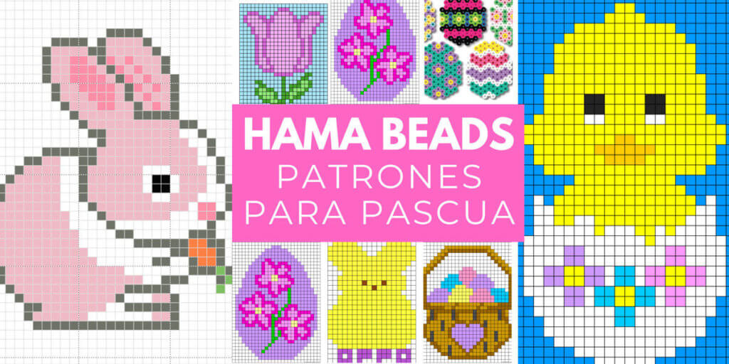 patrones hama beads para niños para pascua