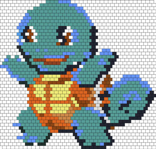 squirtle hama beads