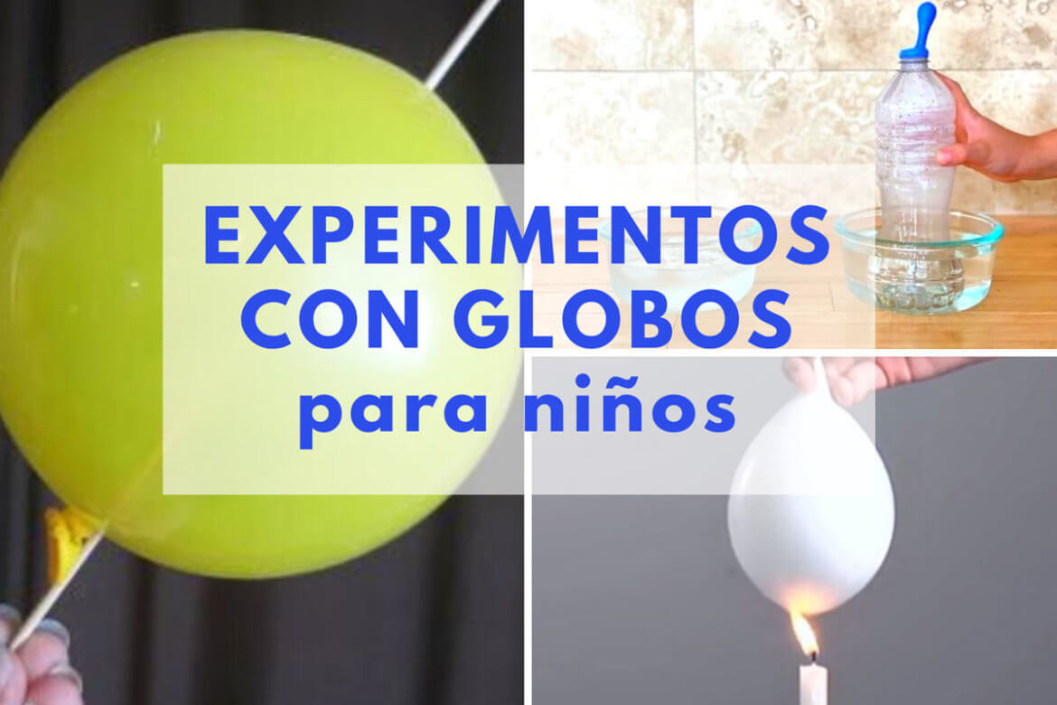 experimentos con globos para niños