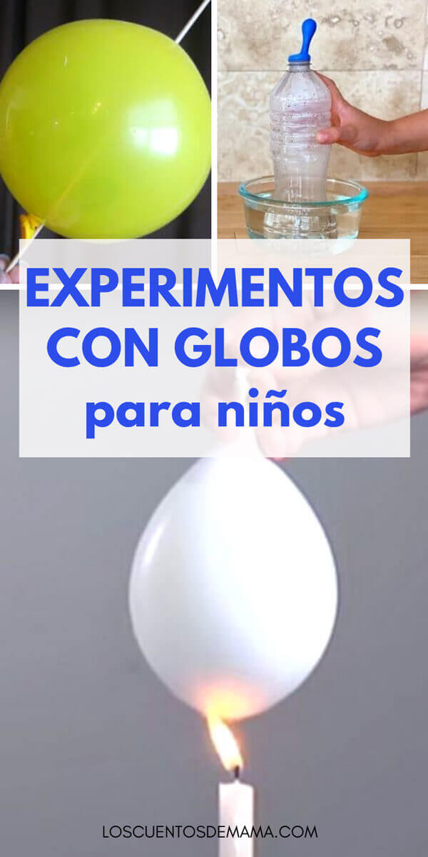 experimentos faciles para hacer con niños con globos