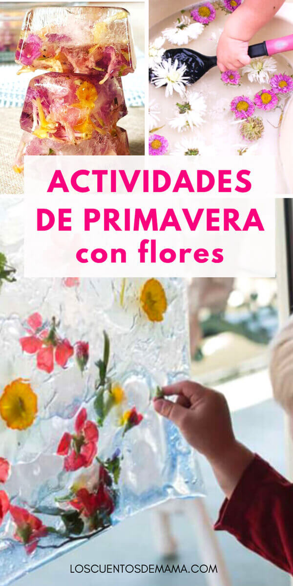 actividades de primavera con flores para niños