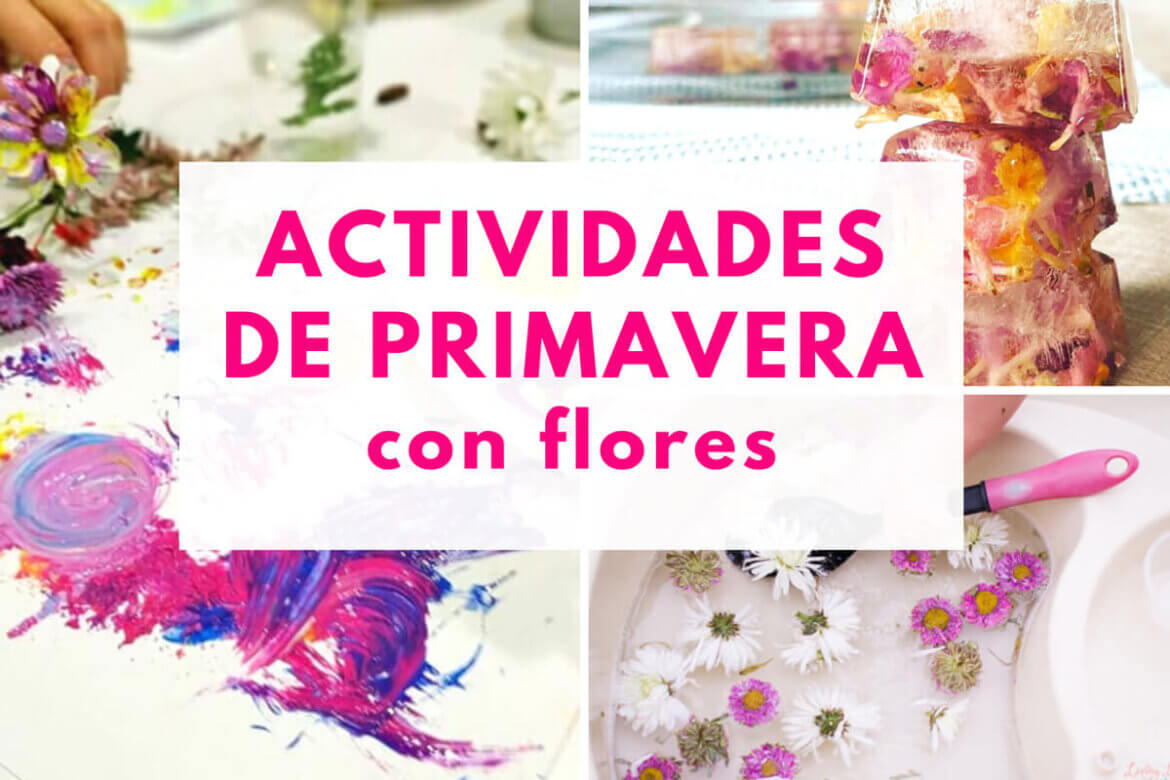 actividades de infantil de primavera con flores