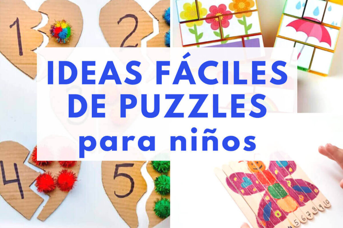 puzzles para niños caseros
