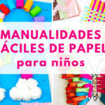 MANUALIDADES CON PAPEL PARA NIÑOS MUY FÁCILES