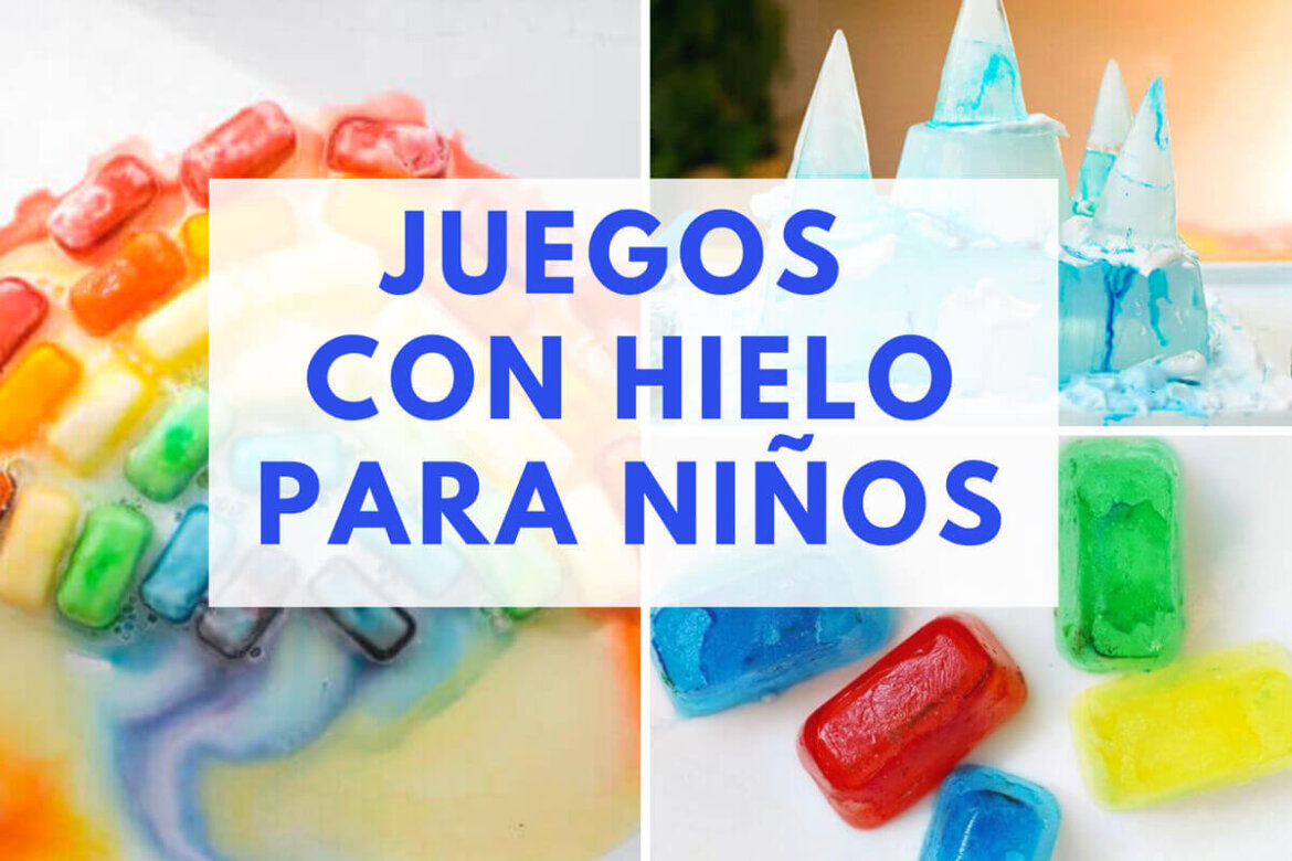 juegos con hielo para niños