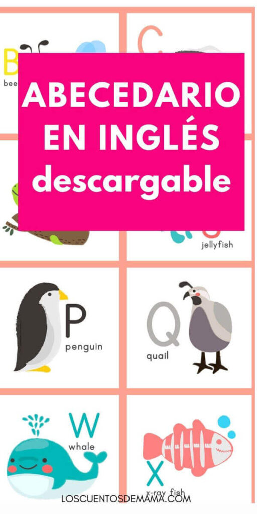 ABECEDARIO EN INGLÉS PARA NIÑOS 【DESCARGABLE】