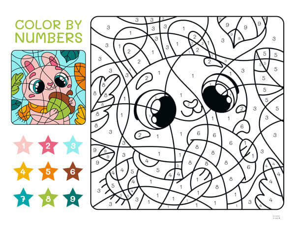 tareitas: COLOREAR POR NUMERO  Colorear por números, Pintura por números,  Libros para colorear adultos