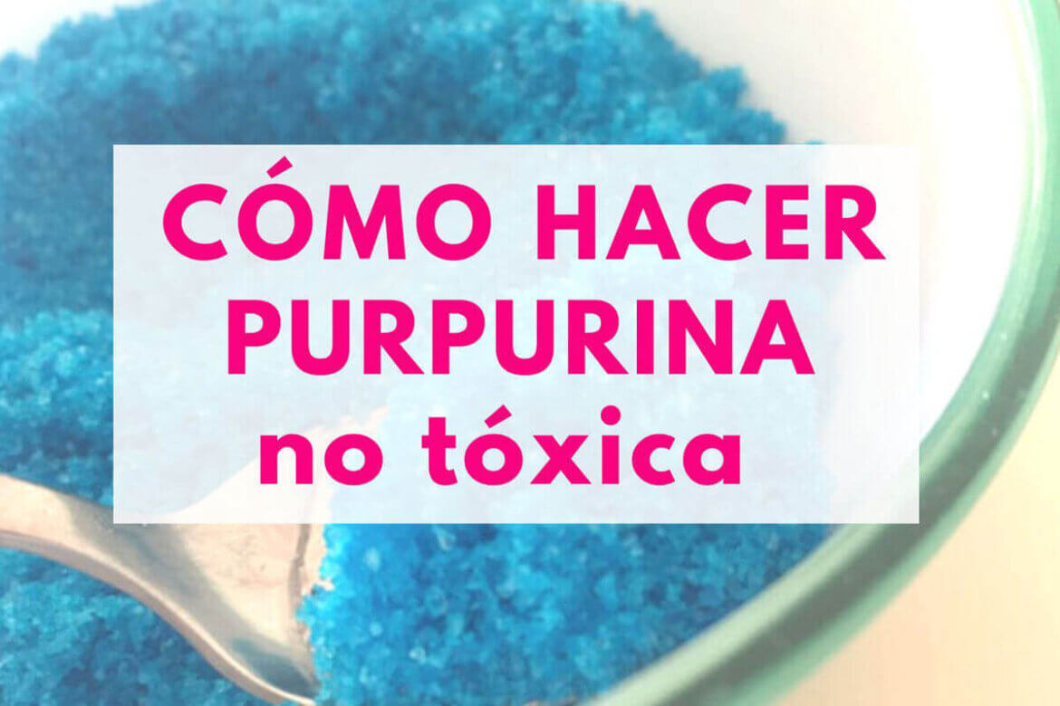 como hacer purpurina no toxica
