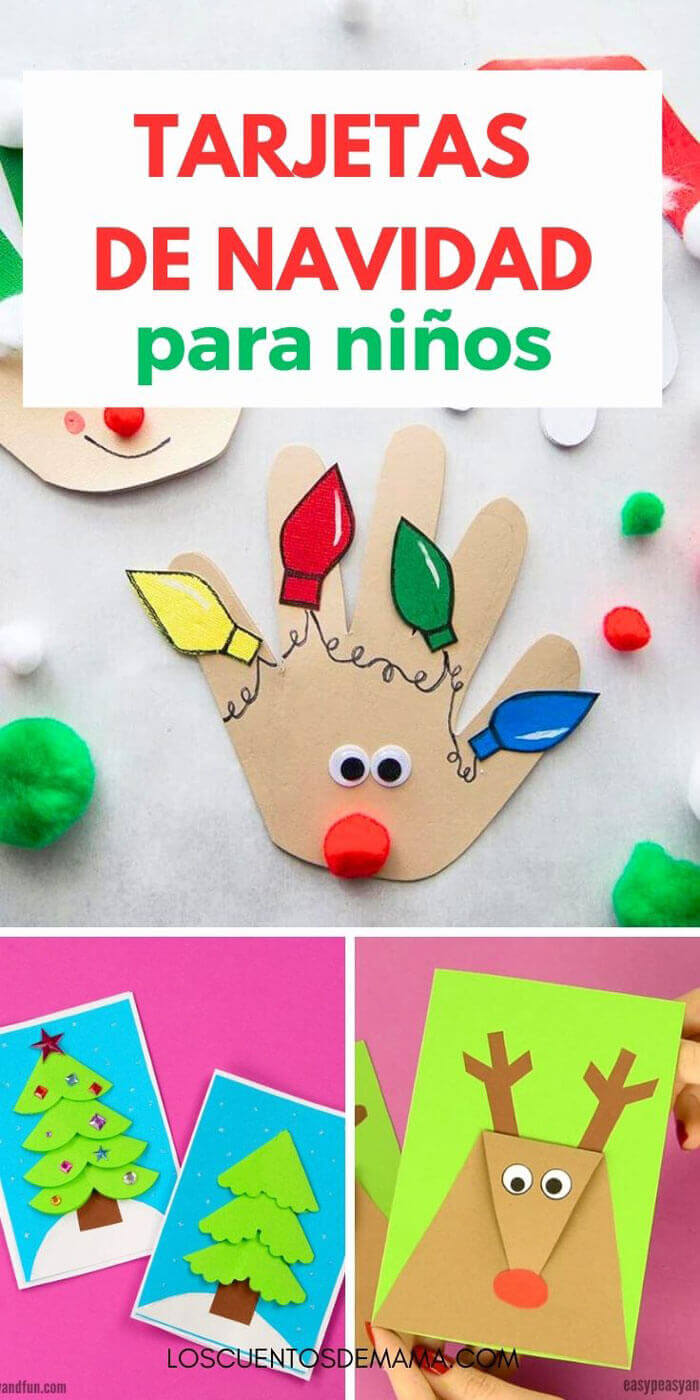 ideas de tarjetas de navidad para niños