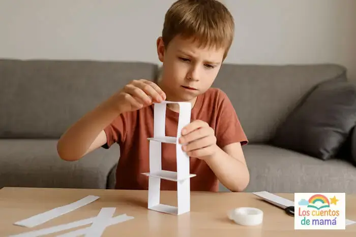 actividad de steam con papel