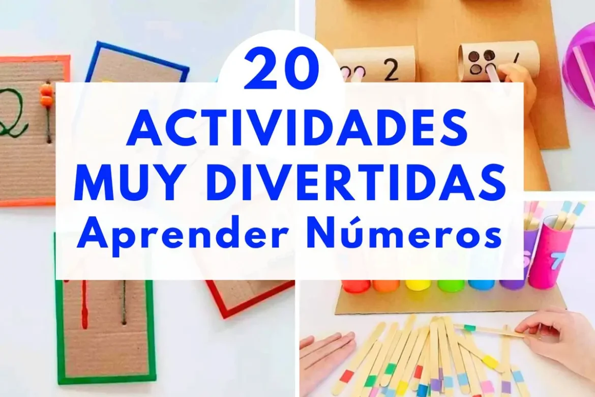 como enseñar los numeros de forma divertida