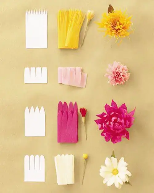 tutorial flores de papel