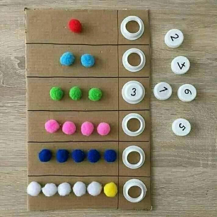 actividades manipulativas para enseñar los numeros