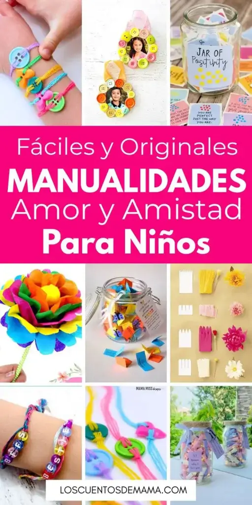 manualidad de amor y amistad para niños
