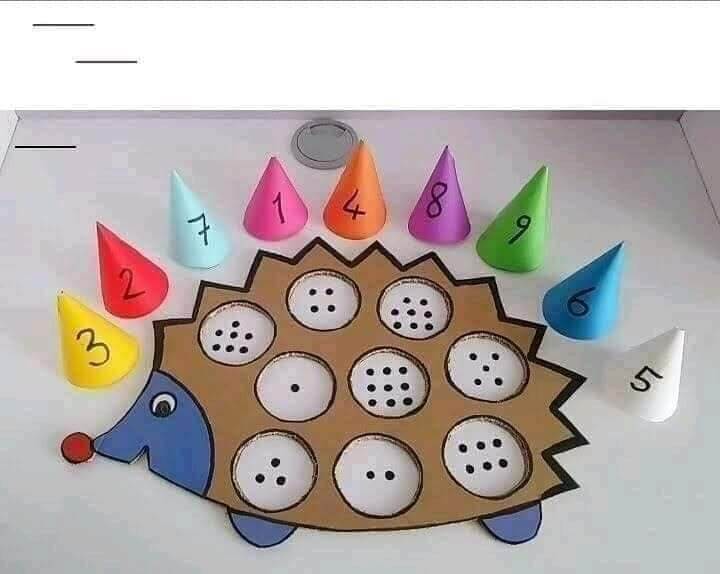 actividades baratas para enseñar los numeros